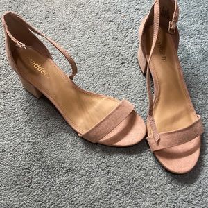 Blush pink nude heels